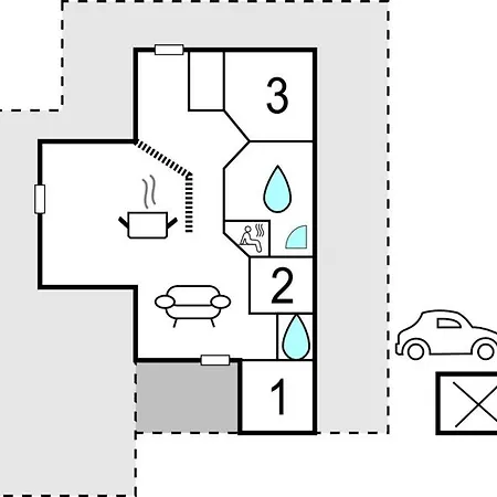 Σπίτι διακοπών Pet Friendly In With Sauna